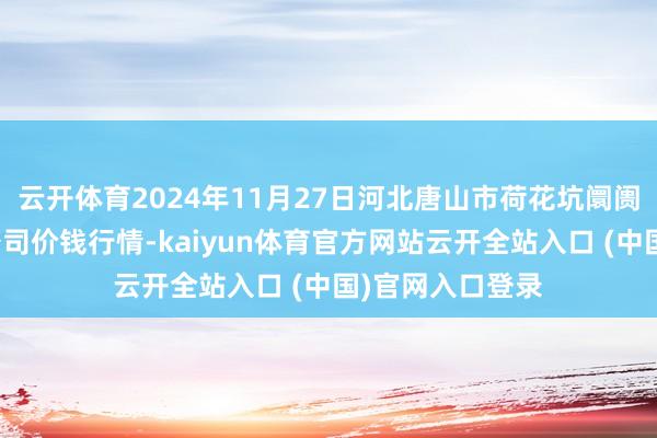 云开体育2024年11月27日河北唐山市荷花坑阛阓诡计处置有限公司价钱行情-kaiyun体育官方网站云开全站入口 (中国)官网入口登录