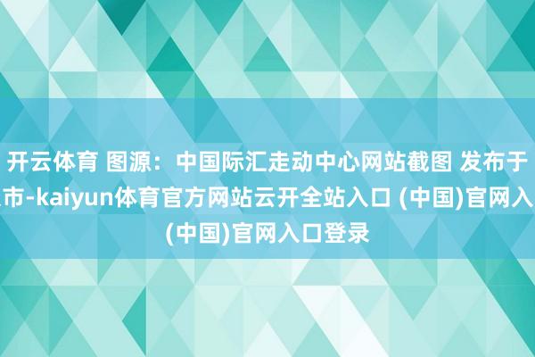 开云体育 图源：中国际汇走动中心网站截图 发布于：北京市-kaiyun体育官方网站云开全站入口 (中国)官网入口登录