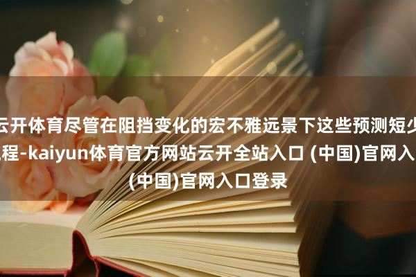 云开体育尽管在阻挡变化的宏不雅远景下这些预测短少确信流程-kaiyun体育官方网站云开全站入口 (中国)官网入口登录