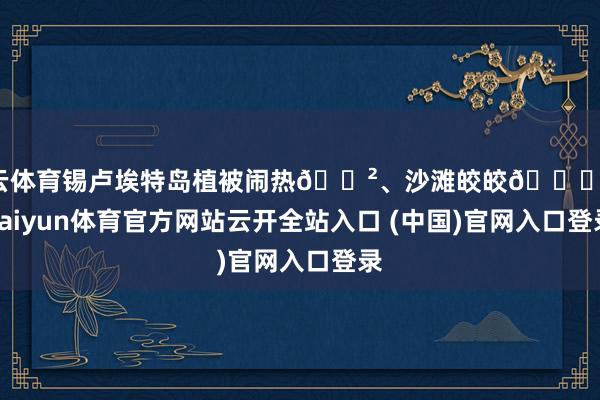 开云体育锡卢埃特岛植被闹热🌲、沙滩皎皎🏝️-kaiyun体育官方网站云开全站入口 (中国)官网入口登录