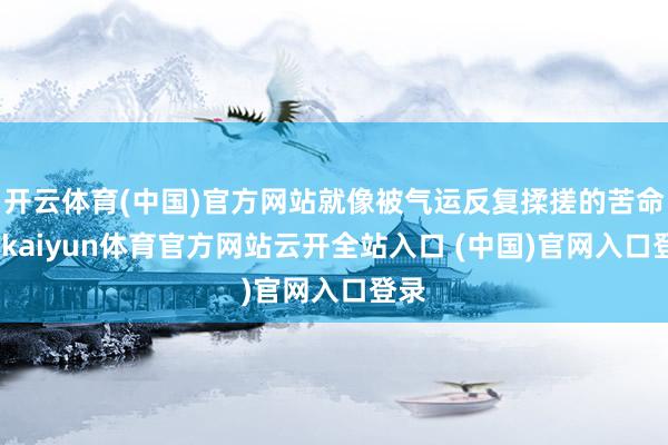 开云体育(中国)官方网站就像被气运反复揉搓的苦命妈-kaiyun体育官方网站云开全站入口 (中国)官网入口登录
