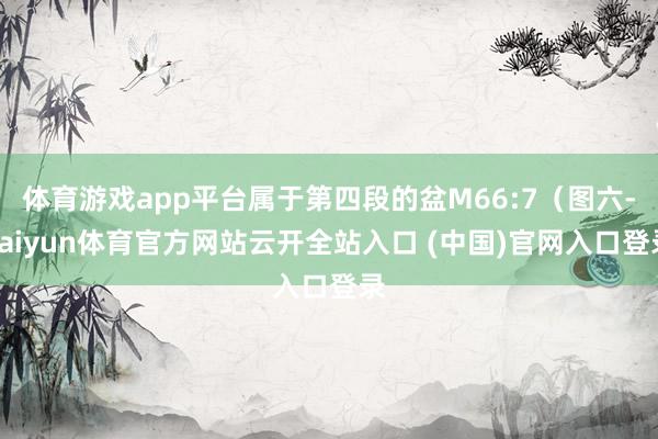 体育游戏app平台属于第四段的盆M66:7（图六-kaiyun体育官方网站云开全站入口 (中国)官网入口登录